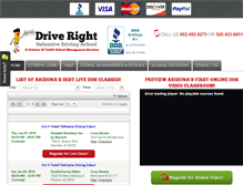 Tablet Screenshot of driverightdds.com